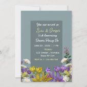Wedding Anniversary Invitations Kaart (Voorkant)