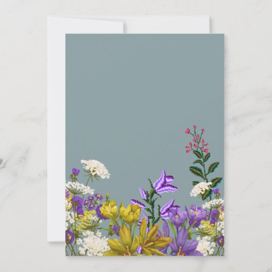 Wedding Anniversary Invitations  Kaart (Achterkant)