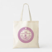 Wedding anniversary Lace look change the year Tote Bag (Achterkant)
