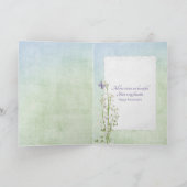 Wedding Anniversary Lily of the Valley bouquet Kaart (Binnen)