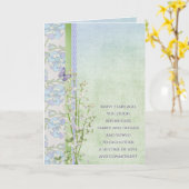 Wedding Anniversary Lily of the Valley bouquet Kaart (Gele Bloem)