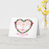 Wedding Anniversary Valentine Forever in Love Kaart (Gele Bloem)