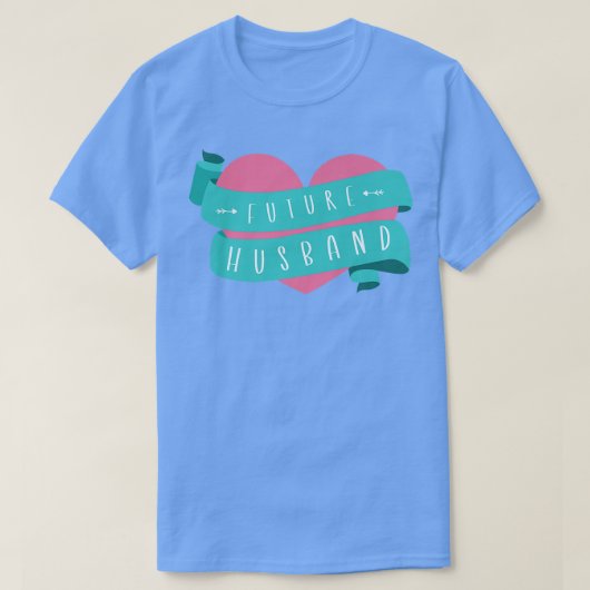 Wedding Announcement Husband To Be Future Husban T-shirt (Design voorkant)