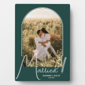 Wedding Arch Foto Emerald Green Fotoplaat (voorkant)