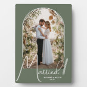 Wedding Arch Foto Sage Green Fotoplaat (voorkant)