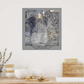 Wedding Art Nouveau Silver Apples MacDonald 1912 Poster (Keuken)