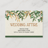 Wedding Attire Informatiekaartje (Voorkant)