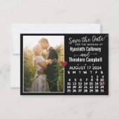 Wedding August 2024 - kalender - Aangepaste foto z Save The Date (Voorkant)