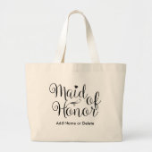 Wedding Bag gemaakt van Honor-Large Tas Canvas Tas (Voorkant)