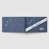 Wedding Bands Denim Blue Wedding  Gastenboek (Volledig)