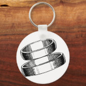 Wedding Bands Sketch Sleutelhanger (Voorkant)