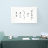 Wedding Banner “Together Is a Beautiful Place" (Beurs)