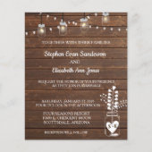 Wedding Barn Mason Jar Classic Wood Rustilights (Voorkant)