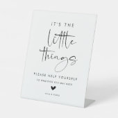 Wedding Bathroom Basket Reclamebord Met Voetstuk (Voorkant)