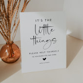 Wedding Bathroom Basket Reclamebord Met Voetstuk