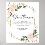 Wedding Bathroom gebarentaal Je ziet er geweldig u Poster (Voorkant)