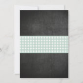 Wedding Beach Chalk Crawfish Boil Lobster Uitnodig Kaart (Achterkant)