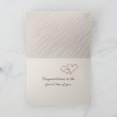 Wedding Beach-harten in zand Kaart (Binnen)