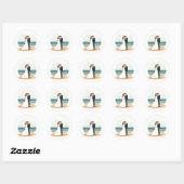 Wedding Beach Kiss Sticker (Vel)