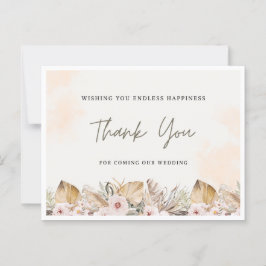 Wedding Bedankt kaart | elegant