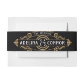 Wedding Bell Band Uitnodiging – Elegant feest Uitnodigingen Wikkel (Voorkant Voorbeeld)