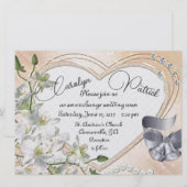 Wedding Bell Wedding Uitnodiging (Voorkant / Achterkant)