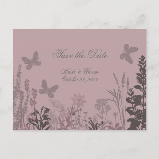 Wedding Belle Save the Date Briefkaart (Voorkant)