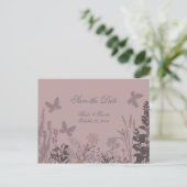 Wedding Belle Save the Date Briefkaart (Staand voorkant)