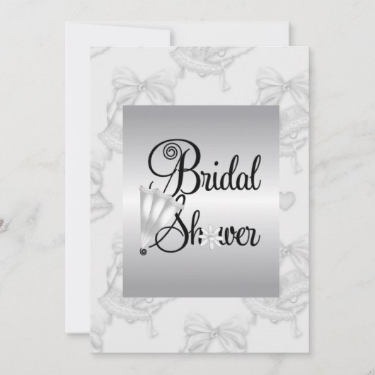 Wedding Bells Bruids Douche Uitnodigingen (Voorkant)