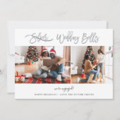 Wedding Bells Multi Photo Verloving Kaart (Voorkant)