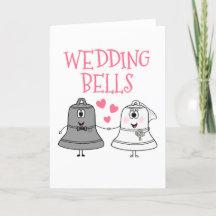 Wedding Bells Schattige Funny Wedding Kaart