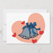 Wedding Bells-uitnodigingen Kaart (Voorkant)
