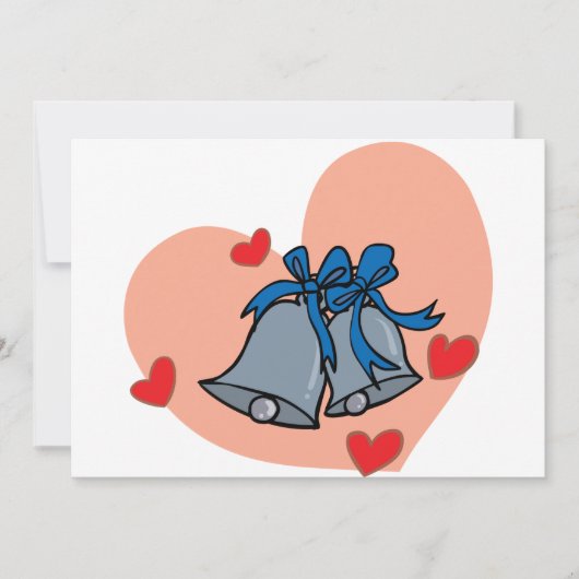 Wedding Bells-uitnodigingen Kaart (Voorkant)