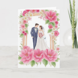 Wedding Bells Vakantie Kaart