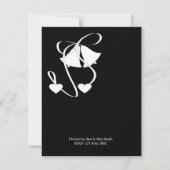 Wedding Bells Verloving Uitnodiging (Achterkant)