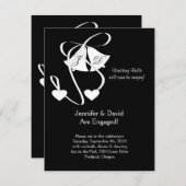 Wedding Bells Verloving Uitnodiging (Voorkant / Achterkant)