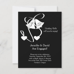 Wedding Bells Verloving Uitnodiging