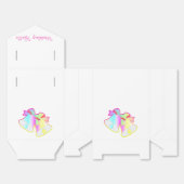 Wedding Bells White Bedankdoosjes (Ongevouwen)