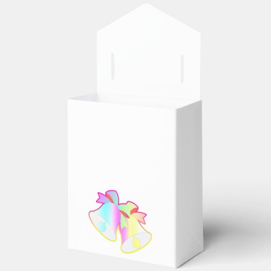 Wedding Bells White Bedankdoosjes (Open)