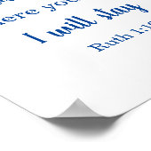 Wedding Bible Ruth Poster (Hoek)