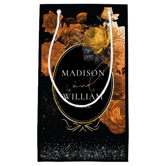 Wedding Black Luxury Hartelijk dank Klein Cadeauzakje (Voorkant)