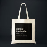 Wedding Black Retro Font Tote Bag<br><div class="desc">Wedding Black Retro Font</div>