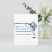 Wedding Blessing Briefkaart (Staand voorkant)