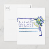 Wedding Blessing Briefkaart (Voorkant / Achterkant)