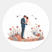 Wedding Bliss Sticker (Voorkant)