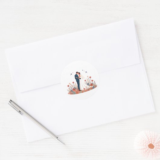 Wedding Bliss Sticker (Envelop)