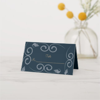 Wedding Bloemen Snuit Kleur Plaats Kaart Plaatskaartje