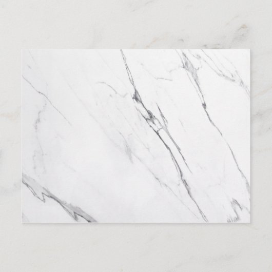 Wedding Bloemenmeisje | White Marble Script Briefk Uitnodiging Briefkaart (Achterkant)