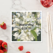 Wedding Blossom - Gepersonaliseerde Luncheon Napki Servet (Insitu)