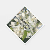 Wedding Blossom - Gepersonaliseerde Luncheon Napki Servet (Hoek)
